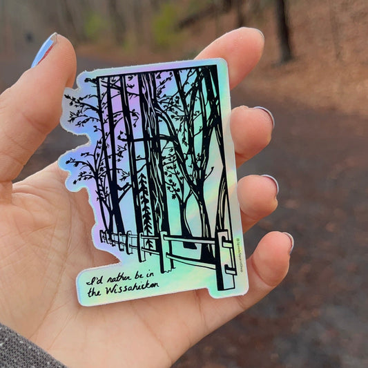 Holographic Wissahickon Valley Park Philadelphia Sticker