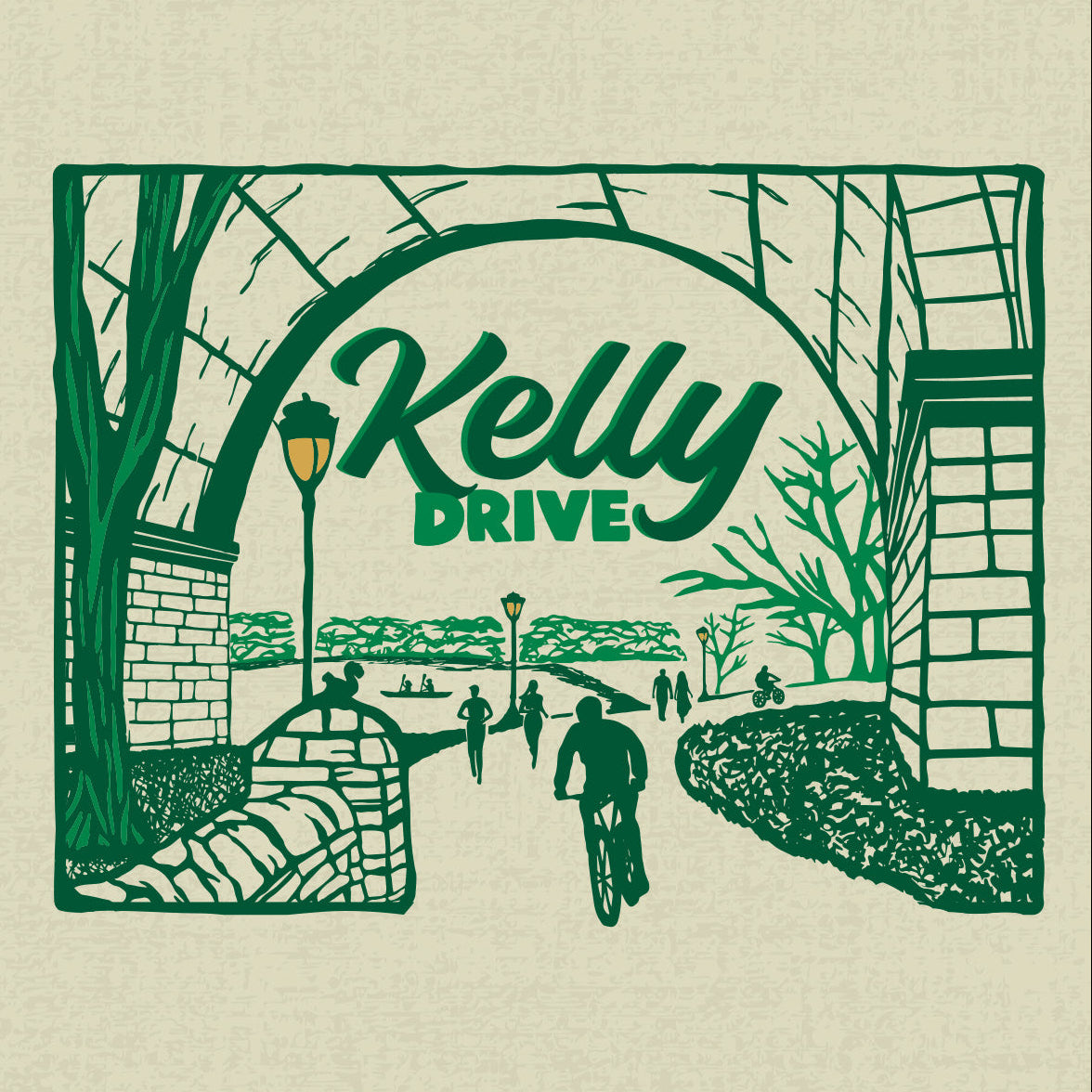 Kelly Drive Trail Philadelphia Souvenir T-shirt