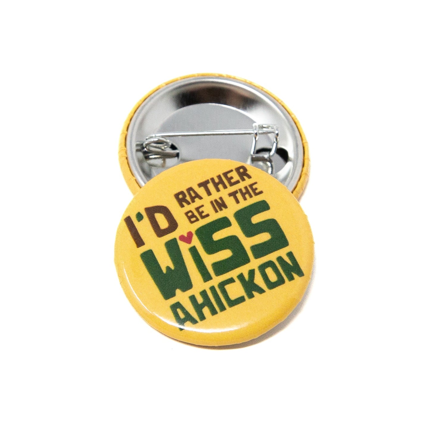 Yellow button with 'I'd Rather be in the Wissahickon' text