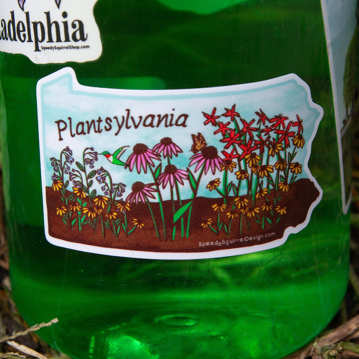 Pennsylvania Floral Plant Sticker