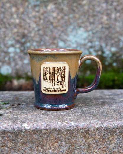 Wissahickon Valley Park Forbidden Drive Handmade Mug, 14 oz.