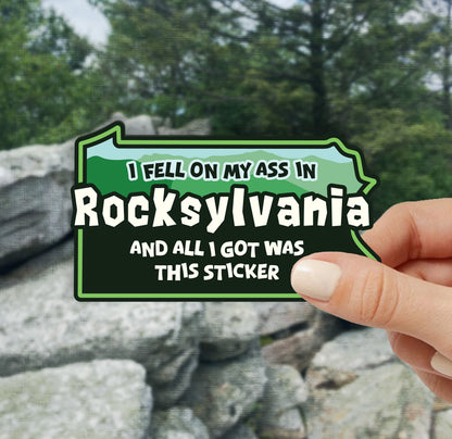 Rocky Pennsylvania Trail Sticker