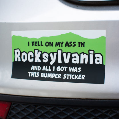 Rocky Pennsylvania Vinyl Bumper Sticker