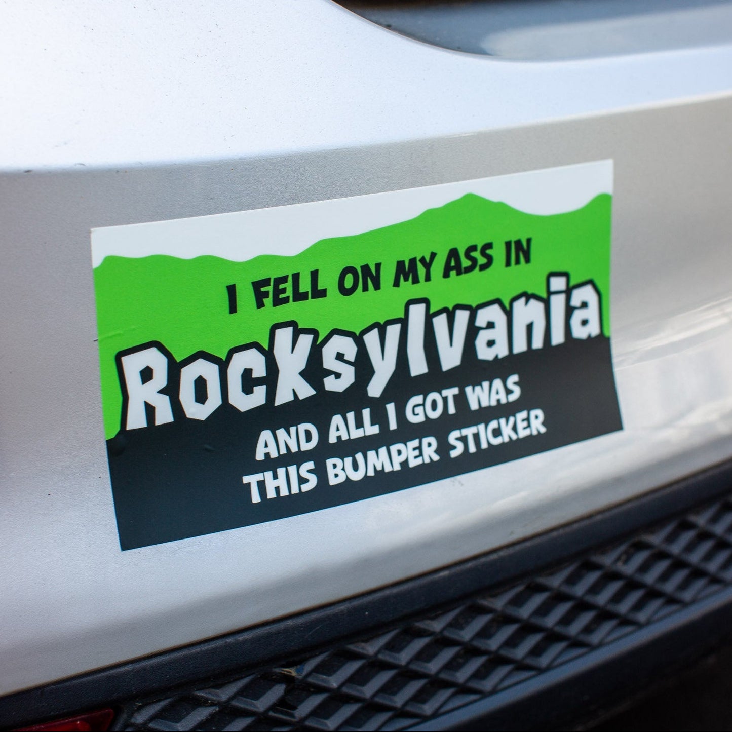 Rocky Pennsylvania Vinyl Bumper Sticker